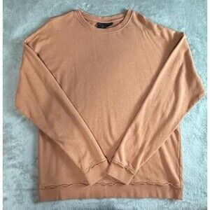 No Boundaries Sweatshirt Men's Size M Brown Oversized Loose Slouchy Soft Cozy